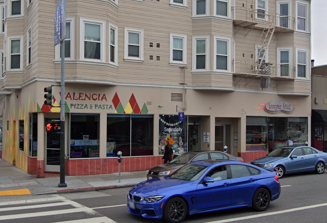 Valencia Pizza & Pasta, Burger Joint close on Valencia Street