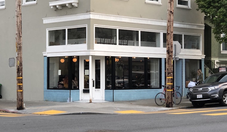 Pearl softly opens in the Outer Richmond