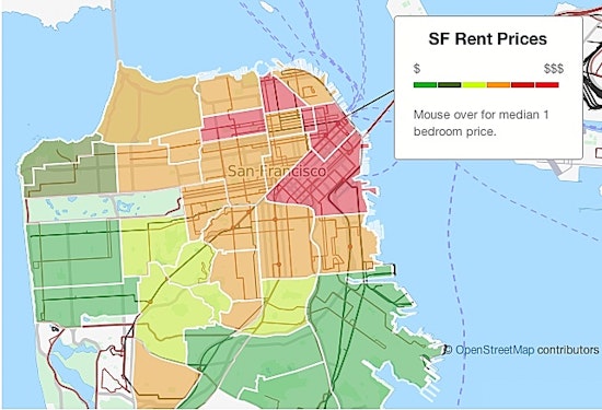 Castro Rents Matching Citywide Real Estate Explosion