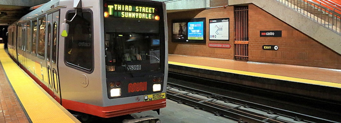 Derailed train in Castro Station causes rush hour delays