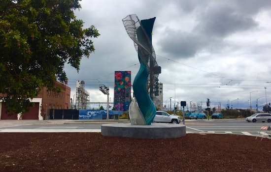 SF Port, Arts Commission unveils Islais Creek sculpture