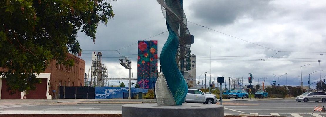 SF Port, Arts Commission unveils Islais Creek sculpture