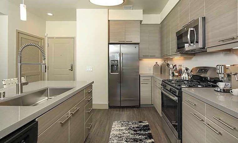 What apartments will $2,400 rent you in the Business District, this month?