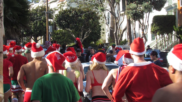 PHOTOS: Santa Skivvies Run 2013