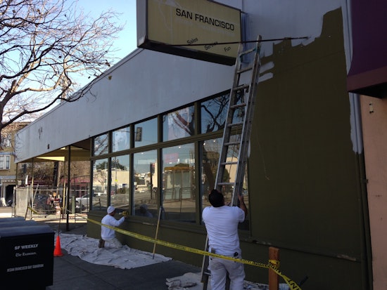 Old Industrialists location gets slight facelift, fence down