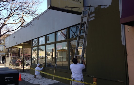 Old Industrialists location gets slight facelift, fence down