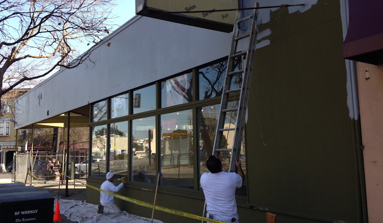Old Industrialists location gets slight facelift, fence down