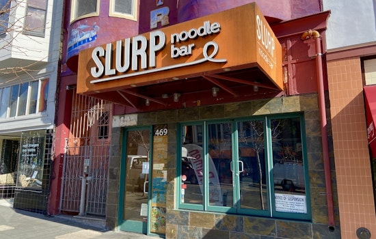Castro's Slurp Noodle Bar shutters, in 2nd closure this week for prominent block
