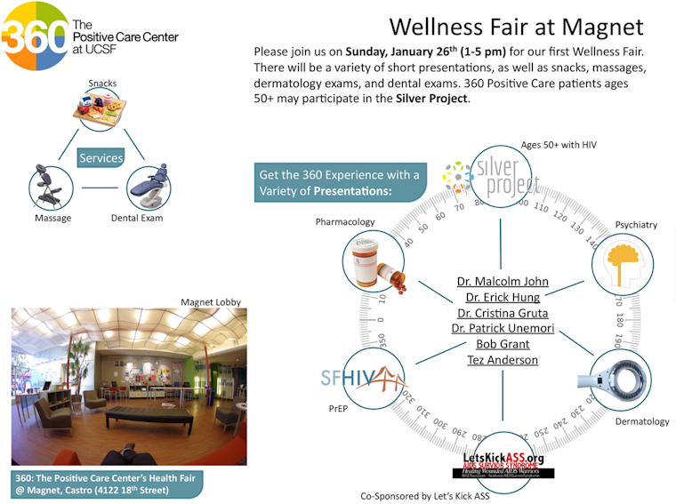 Magnet Hosting Wellness Fair For HIV+ Persons Over 50