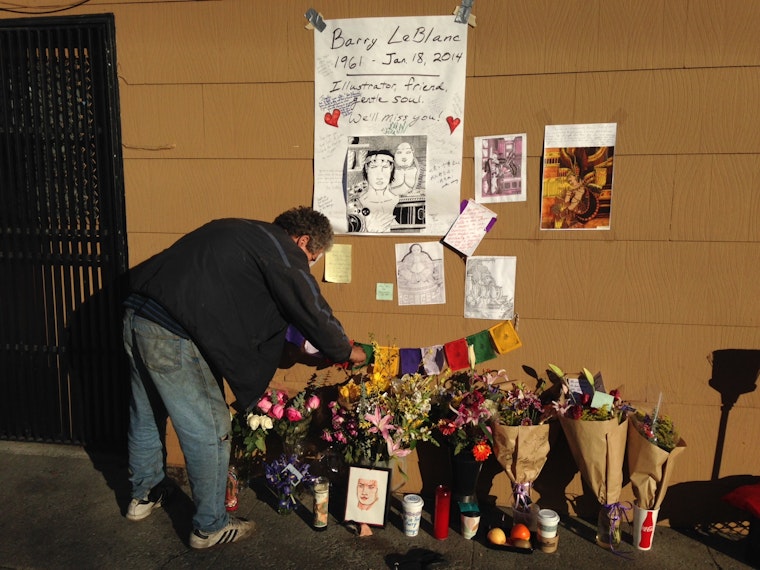 Reminder: Memorial For Barry LeBlanc At 1PM