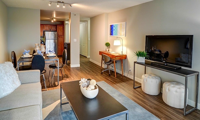 What apartments will $1,700 rent you in Downtown West, this month?
