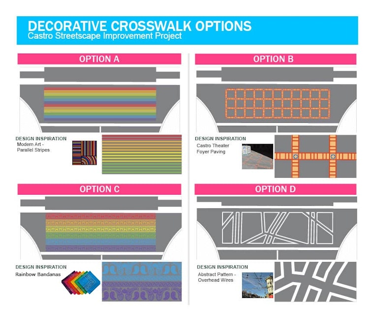 Castro Rainbow Crosswalk Designs Released, Go Vote!