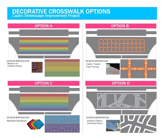Castro Rainbow Crosswalk Designs Released, Go Vote!