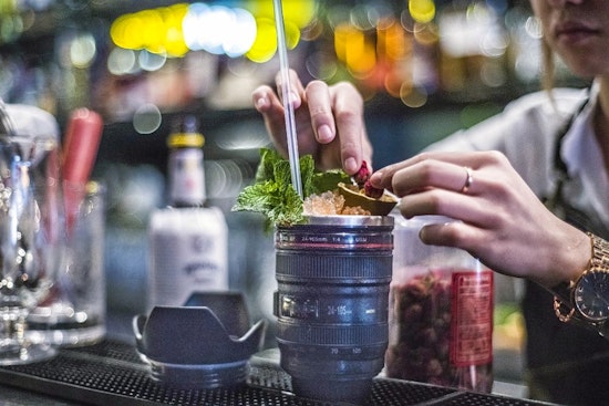 The Ghost Walks debuts elaborate cocktails and New American food in the Theater District