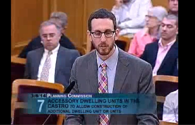 Planning To Wiener On Castro In-Law Legislation: Yes, But Work On It