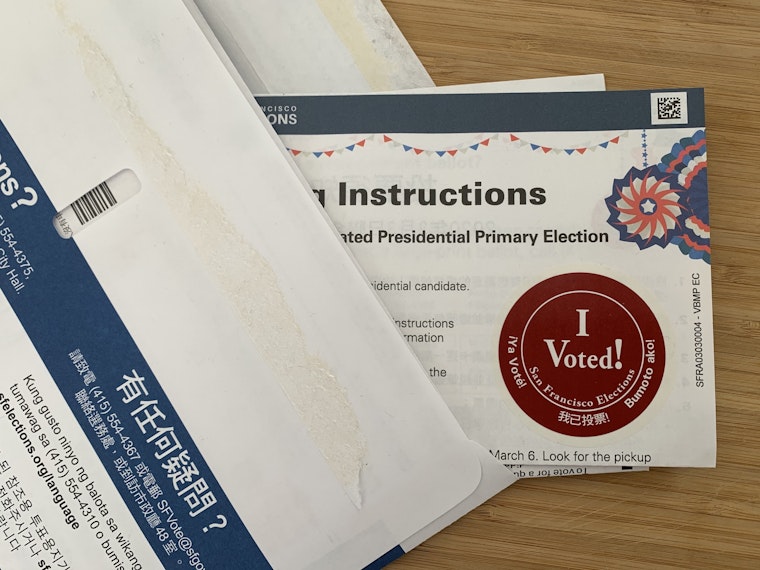 "I Voted", by mail: SF Department of Elections now includes stickers in vote-by-mail ballots