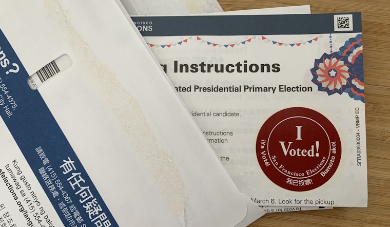 "I Voted", by mail: SF Department of Elections now includes stickers in vote-by-mail ballots