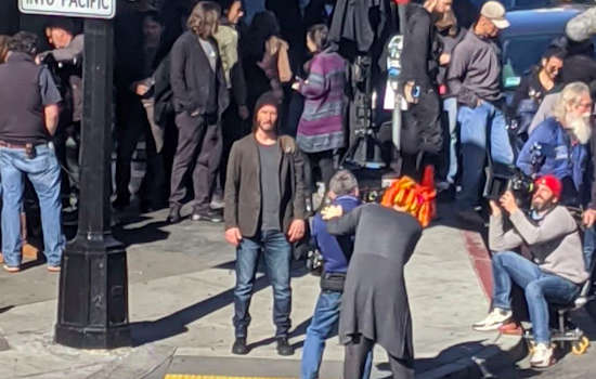 Keanu Reeves spotted filming in North Beach as 'The Matrix 4' gets underway