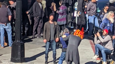 Keanu Reeves spotted filming in North Beach as 'The Matrix 4' gets underway