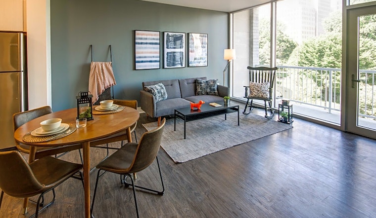What apartments will $2,200 rent you in Downtown, this month?