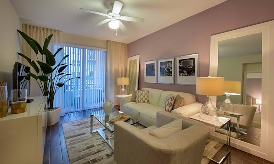 What apartments will $2,100 rent you in Coral Way, this month?