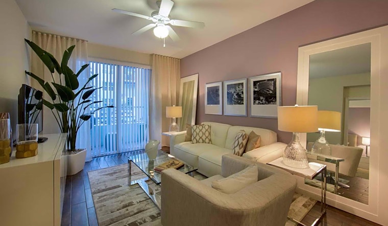What apartments will $2,100 rent you in Coral Way, this month?