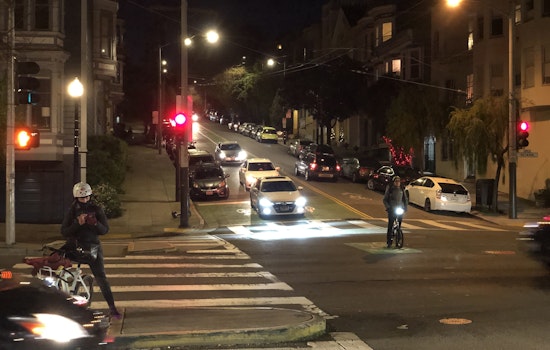 Page Street pilot project adds protected bike lane, ends freeway access starting February 24