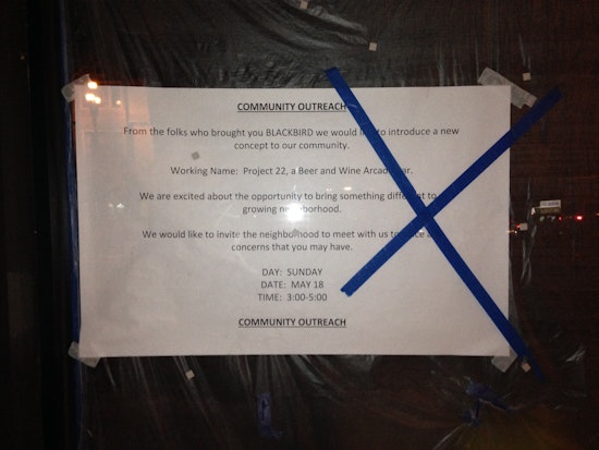 New Gay Arcade Bar, Project 22, Holding Community Outreach Meeting