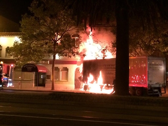 VIDEO: Semi Truck Vs. Building Crash, Fire On Market Near Sanchez In The Castro