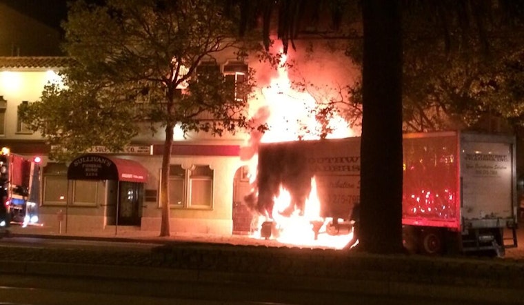 VIDEO: Semi Truck Vs. Building Crash, Fire On Market Near Sanchez In The Castro