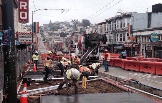 PHOTOS: Concrete Pours Start On Castro Sidewalks