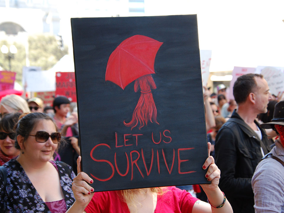 Hundreds March To Support Sex Workers Protest New Federal Law 