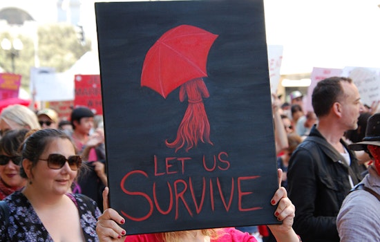Hundreds march to support sex workers, protest new federal law