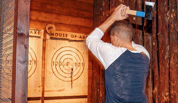 New axe throwing spot Mo’s House Of Axe now open in Koreatown