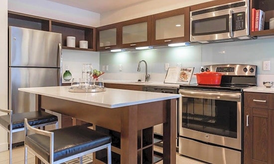 What apartments will $1,600 rent you in Central Business District, this month?