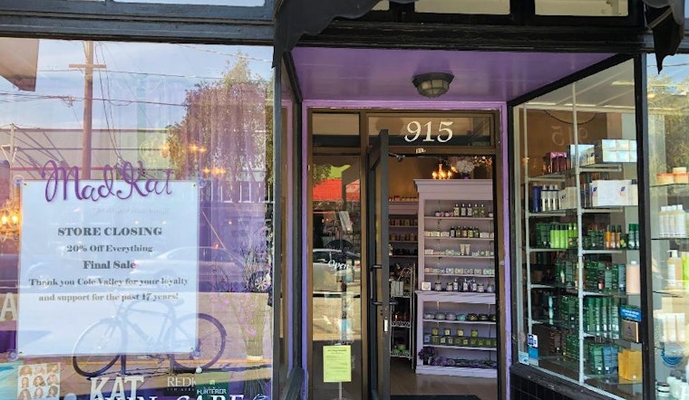 Cole Valley cosmetics shop MadKat to close at month's end
