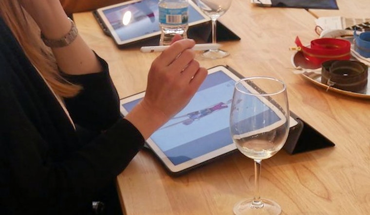 Design your own clothes (with wine!) at Wicker Park's The Garment Creative