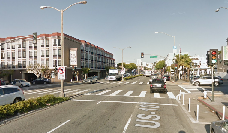 Pedestrian in life-threatening condition after Marina collision