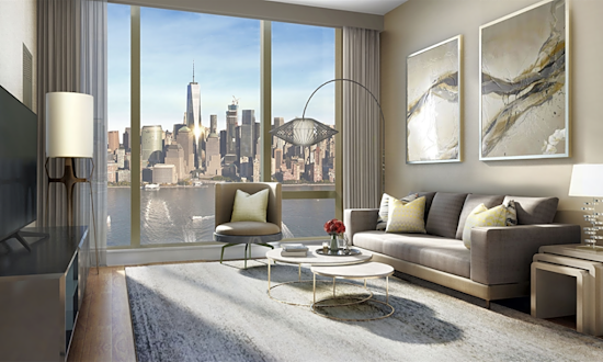 The cheapest apartments for rent in the Waterfront, Jersey City
