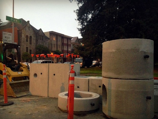 Continued Construction Alert Along Fell And Oak