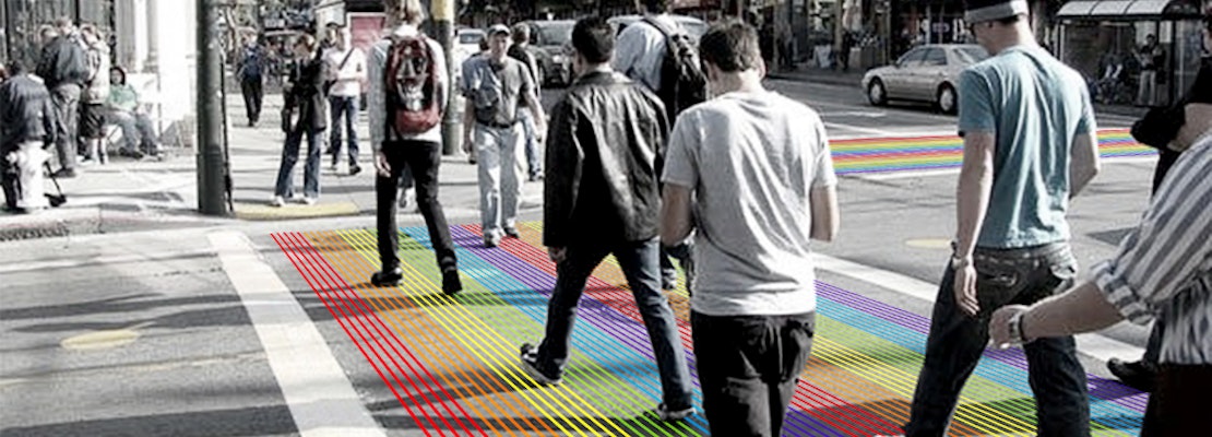 Castro Rainbow Crosswalks Being Installed Over Next Two Days