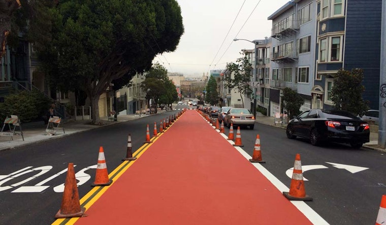 Haight Gets Transit-Only Lane, Construction Nearly Complete