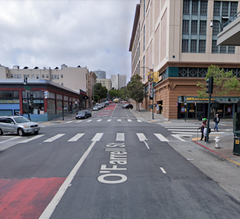 Pedestrian dies after being hit by driver at O'Farrell & Polk