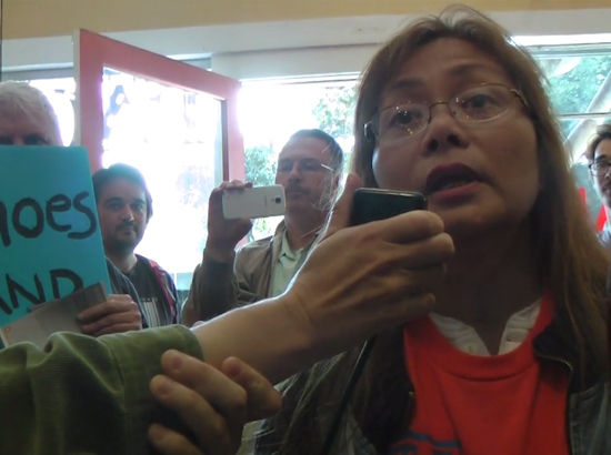 Anti-Eviction Protest Hits Paolo Shoes On Hayes