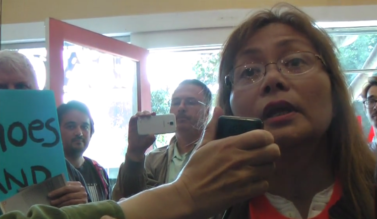 Anti-Eviction Protest Hits Paolo Shoes On Hayes