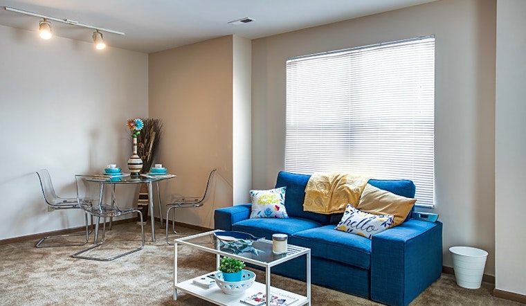 What apartments will $1,100 rent you in Central West End, this month?