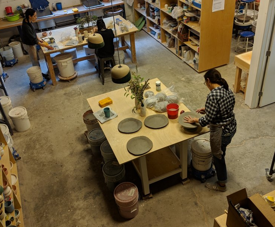 Pottery studios and Woodworking Studios, Clayroom