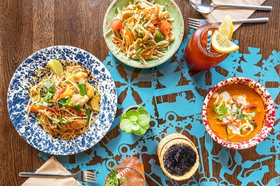 Basil Cart, offering Thai for delivery and takeout only, open for business in SoMa