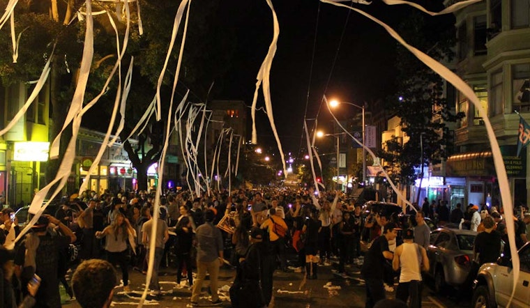 Scenes From A Giants Victory In The Lower Haight