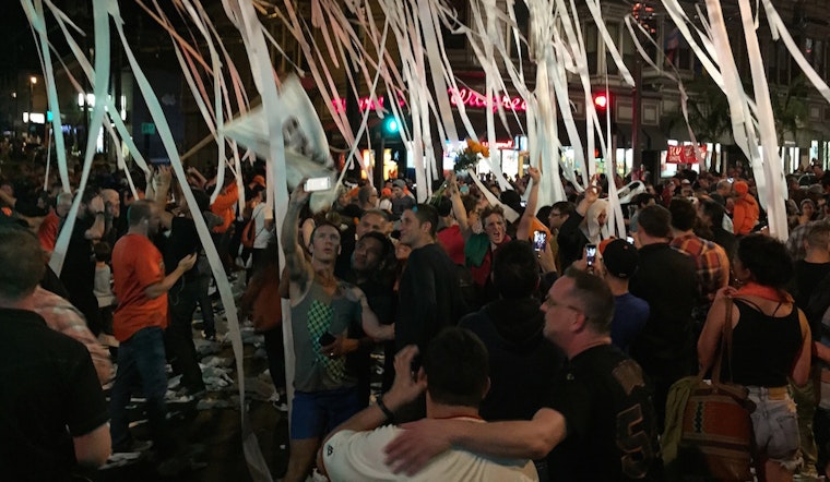 Scenes From A Giants Victory In The Castro